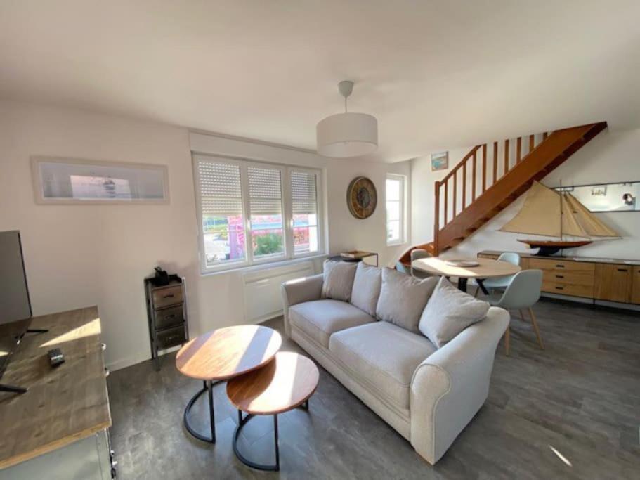 Appartement La Capitainerie Beau Duplex Face Port De Plaisance à Étaples Extérieur photo